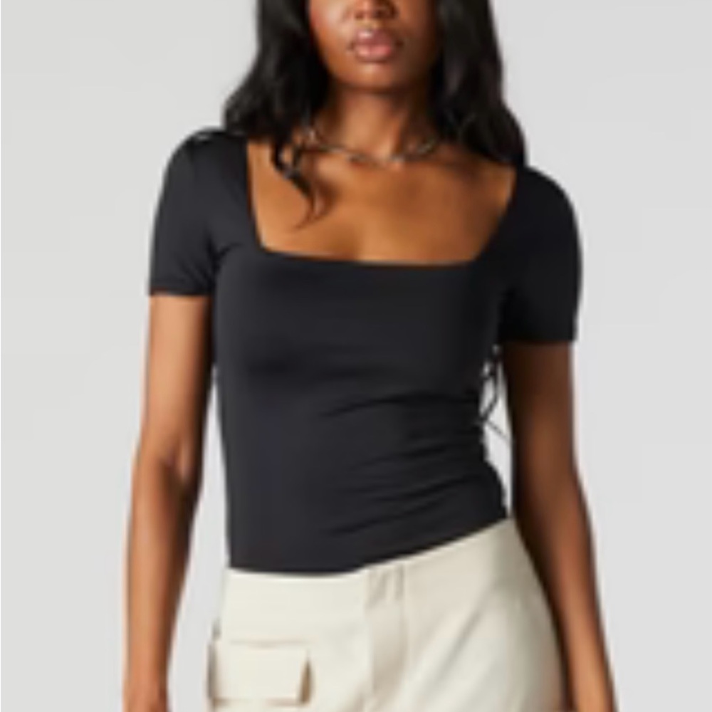 Forever 21 Black Fitted Bodysuit